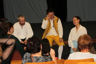 Divadielko GALÉRIA  po představení Georg Dandin
